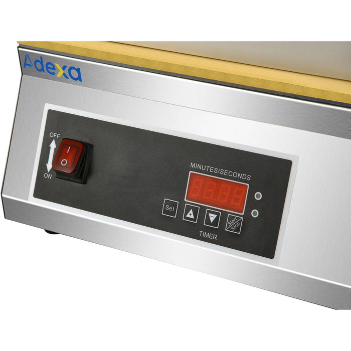Commercial Electric Soufflé Pancake Maker Digital Controls 1.5k W | Hx300 D Makfry