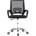 Mesh Office Desk Chair Black & Chrome |  HY520M Makfry