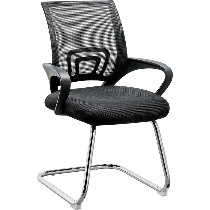 Mesh Office Desk Chair Black & Chrome |  HY521G Makfry