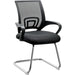 Mesh Office Desk Chair Black & Chrome |  HY521G Makfry