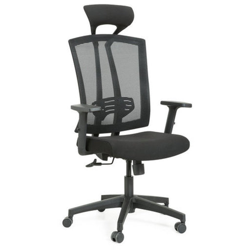 Mesh Office Chair with Headrest Black |  HY632 Makfry