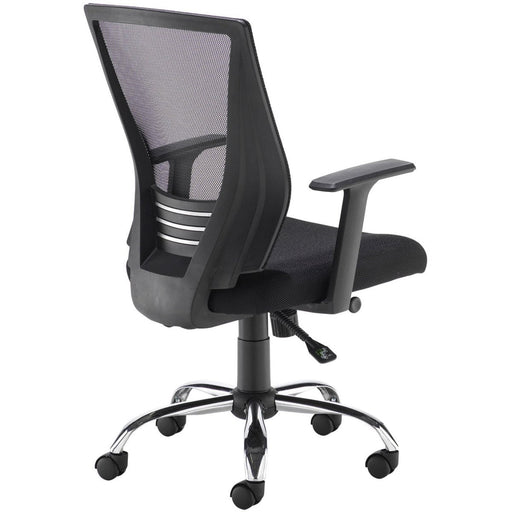 Mesh Office Chair Black & Chrome |  HY6991 Makfry