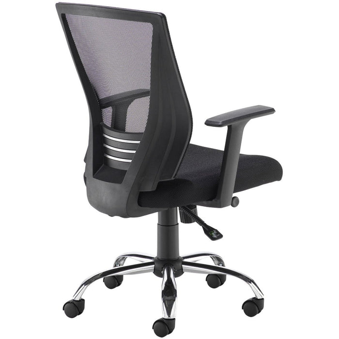 Mesh Office Chair Black & Chrome |  HY6991 Makfry