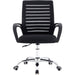 Mesh Office Chair Black & Chrome |  HY807 Makfry