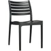 Bistro Dining Chair Plastic Black Indoors & Outdoors |  HYPP02 Makfry