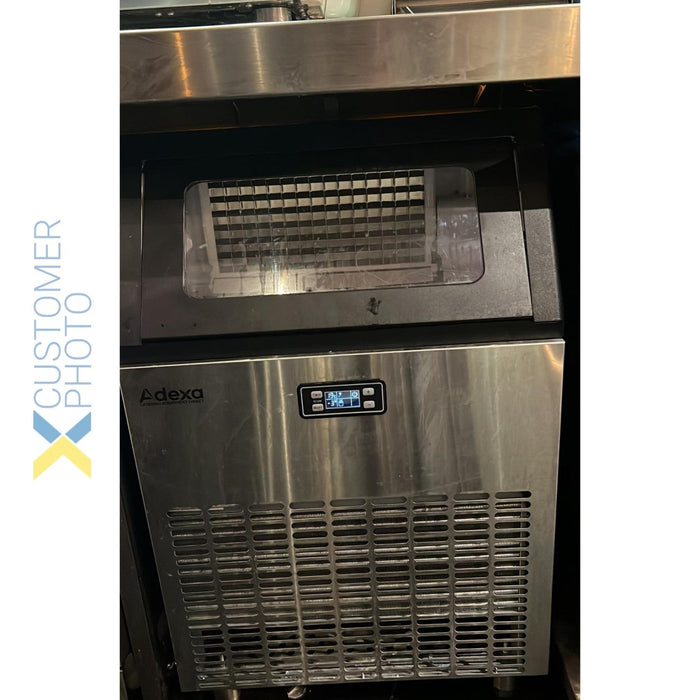 Commercial Ice Cube Machine Under Counter 90kg/24h 25kg Bin | Hzb90 F Makfry