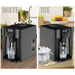 2-in-1 Ice Maker & Cold Water Dispenser Countertop 12kg/24h 0.6kg bin |  HZB12E Makfry