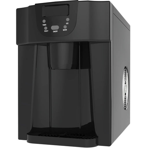 2-in-1 Ice Maker & Cold Water Dispenser Countertop 12kg/24h 0.6kg bin |  HZB12E Makfry