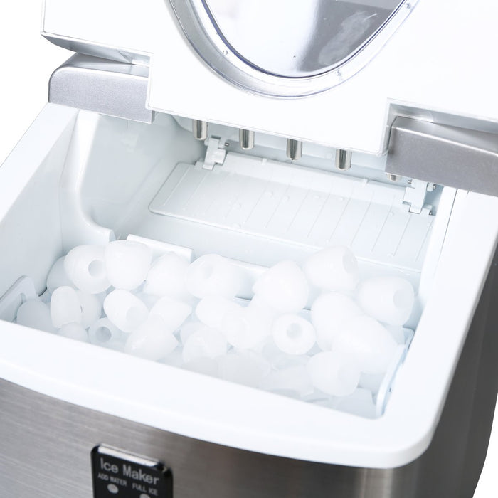 Portable Ice Machine Countertop 15kg/24h 1.1kg bin |  HZB15SA