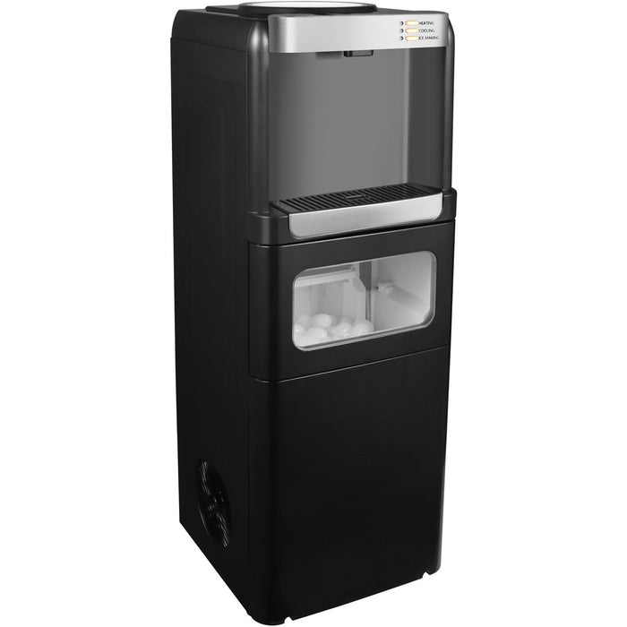 Freestanding Ice Maker With Hot &Amp; Cold Water Dispenser 15kg/24h 2.5 L Bin 290x300x836mm | Hzb15 Ylr Makfry