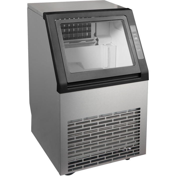 Commercial Ice Cube Machine 36kg/24h 6kg Bin 388x370x602mm | Hzb36 B Makfry