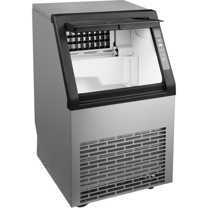 Commercial Ice Cube Machine 36kg/24h 6kg Bin 388x370x602mm | Hzb36 B Makfry