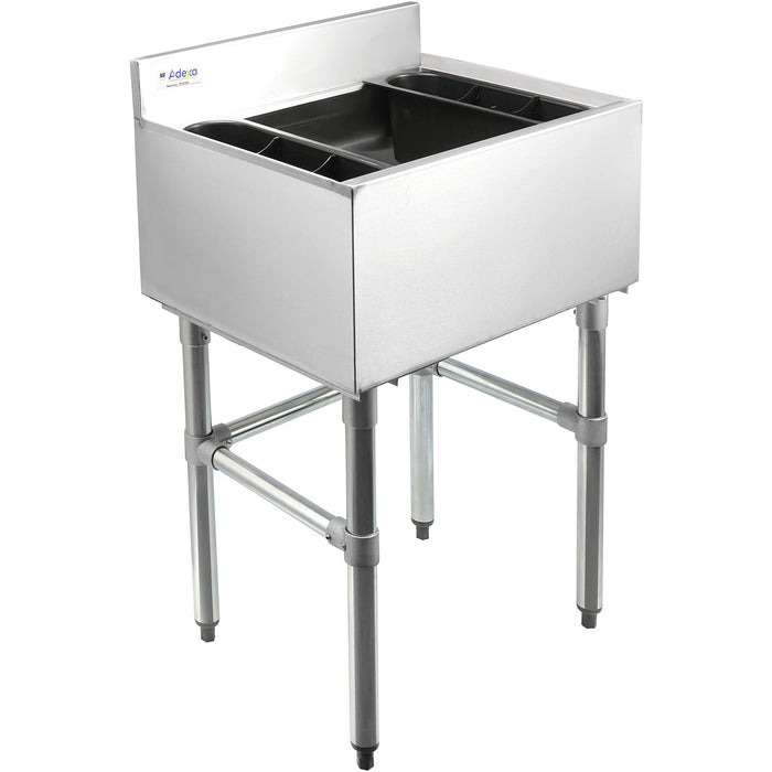 Commercial Ice Bin Underbar Splashback Stainless Steel |  Ib181808 Makfry