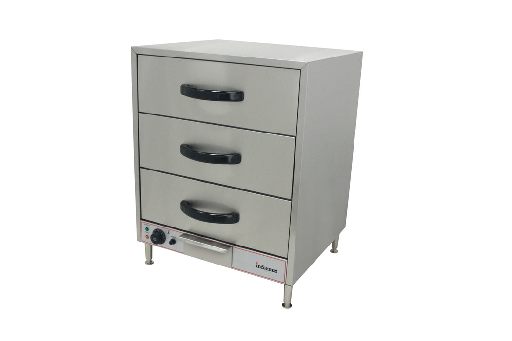 Infernus Warming Cabinet 3 drawer Canmac Catering Equipment