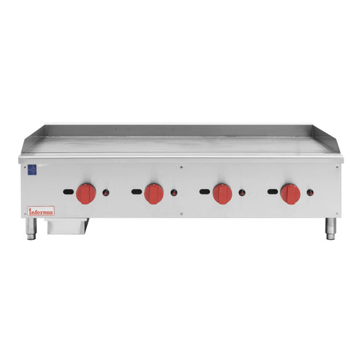 Infernus 4 Burner Heavy Duty 20mm Plate Gas Griddle - 120cm/48" Canmac Catering Equipment