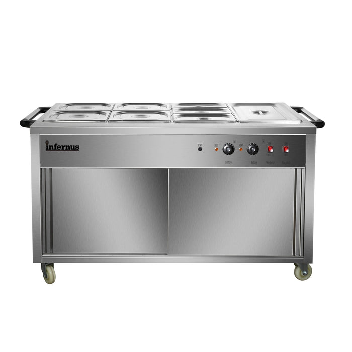 Heated Display Hot Cupboard 155.5cm Canmac Catering Equipment