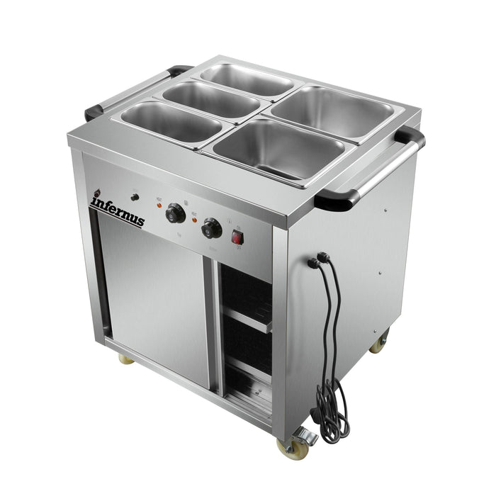Heated Display Hot Cupboard 88cm Canmac Catering Equipment