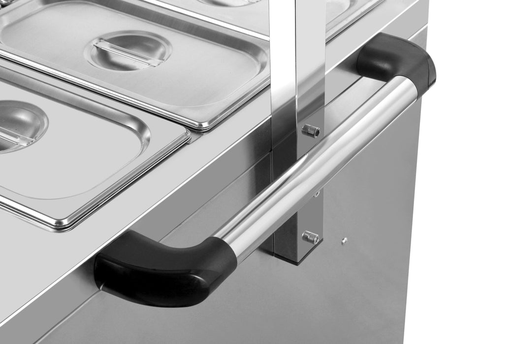 Heated Display Hot Cupboard with light 121.5cm Canmac Catering Equipment