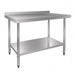 Infernus Stainless Steel Upstand Table – 120cm/48" Canmac Catering Equipment