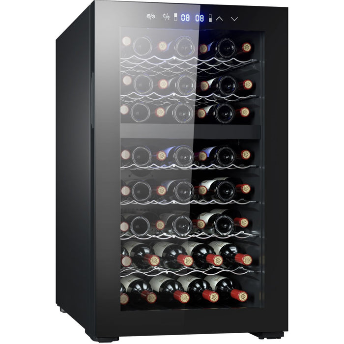 B GRADE Professional Wine cooler Dual zone Stainless steel 52 bottles |  JC128WD B GRADE