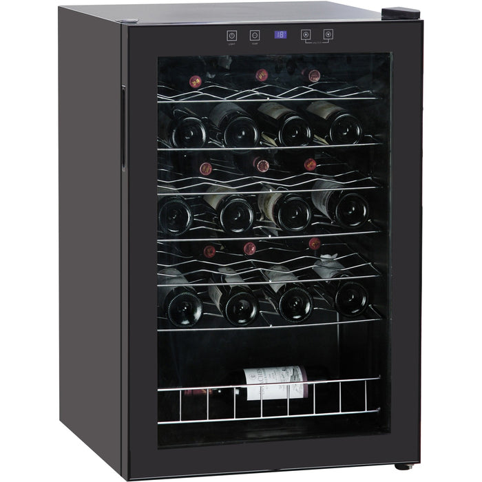 B GRADE Professional Glass Front Wine Cooler 128 Litres Black |  JC130E B GRADE