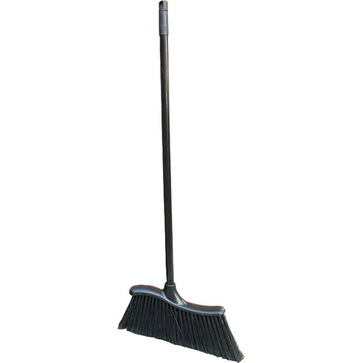 Heavy-Duty Polypropylene Broom with Long Handle 50x300x1000mm Black |  JGM1004 Makfry