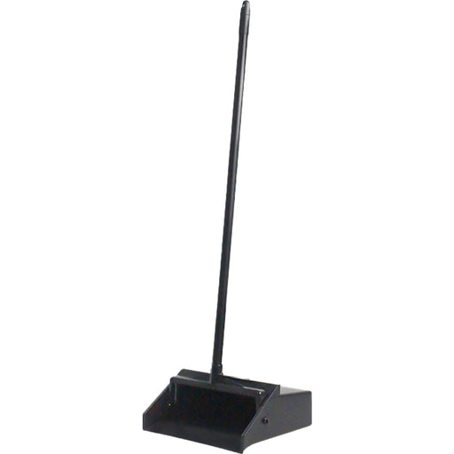 Heavy-Duty Long Handle Polypropylene Dustpan 330x310x700mm Black |  JGM1006 Makfry