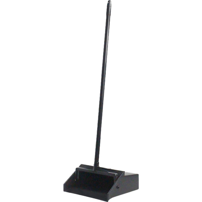 Heavy-Duty Long Handle Polypropylene Dustpan 330x310x700mm Black |  JGM1006 Makfry