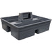 Heavy-Duty Polypropylene Cleaning Caddy Bucket with Handle 385x335x170mm Gray |  JGM1008 Makfry