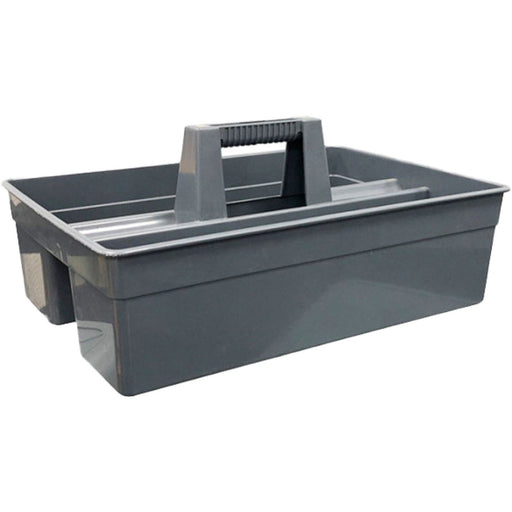 Heavy-Duty Polypropylene Cleaning Caddy Bucket with Handle 405x270x175mm Gray |  JGM1010 Makfry