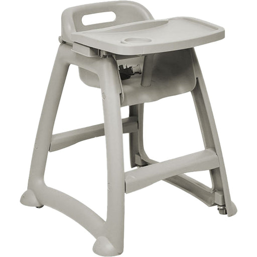 Sturdy Baby High Chair with Tray & Castors Stackable 540x611x740mm |  JGM1402 Makfry