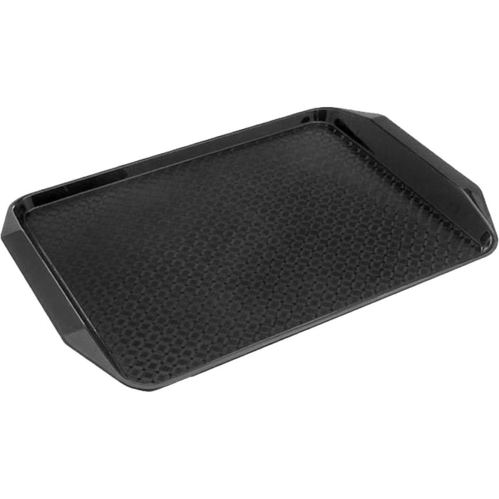 Serving Tray Polypropylene Rectangular 427x298x30mm Black |  JGM306 Makfry