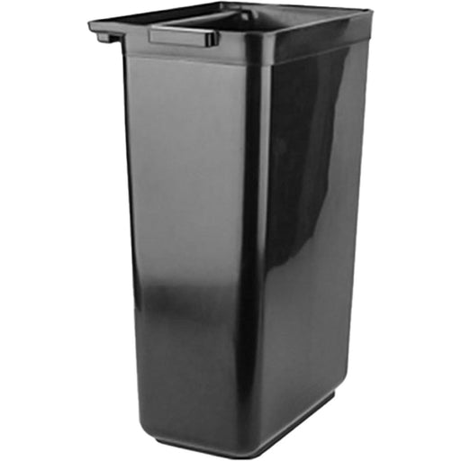 Rectangular Black Polypropylene Refuse Bin 330x240x560mm |  JGM604 Makfry