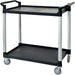 Professional 2-Tier Utility Trolley Cart 810x435x910mm |  JGM704 Makfry