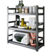 Commercial Shelving Unit 3 Tier Width 1000mm Depth 500mm Black|  JM3CW1000 Makfry