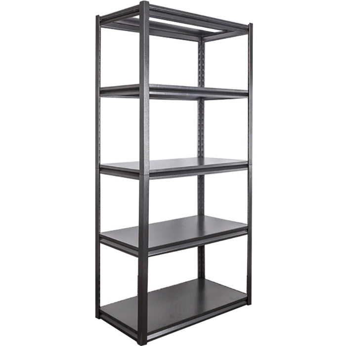 B GRADE Commercial Shelving Unit 5 Tier Width 1000mm Depth 500mm Black|  JM5CW1000 B GRADE