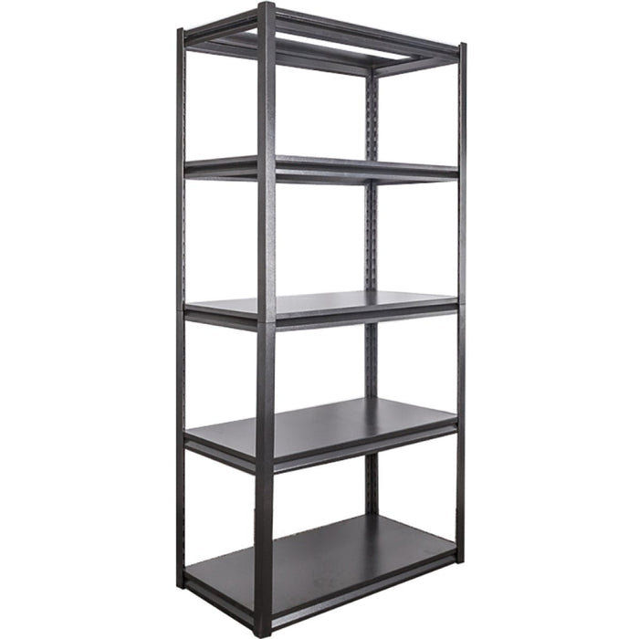 Commercial Shelving Unit 5 Tier Width 1000mm Depth 500mm Black|  JM5CW1000 Makfry