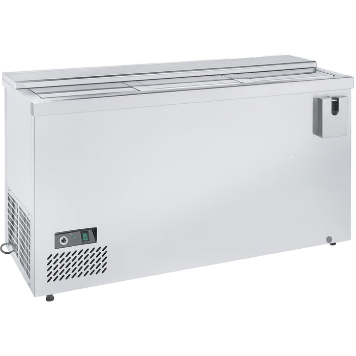 Commercial Top Loading Bottle Well 264 Litres With Sliding Lids 1000x579x862mm | Jta202 Makfry