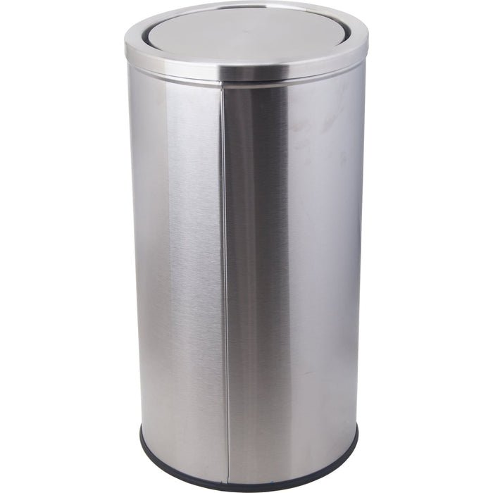 Commercial Swing Lid Waste Bin 70 Litres Satin |  JY940070LSATIN Makfry