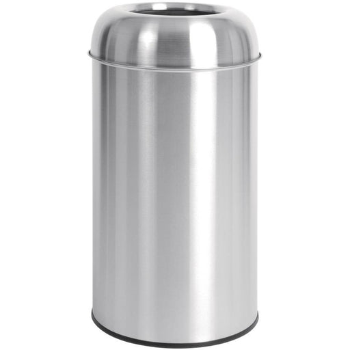 Commercial Open-Top Waste Bin 50 Litres Satin |  JY9800 Makfry