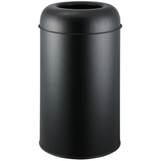 Commercial Open-Top Waste Bin 65 Litres Black |  JY980065LBLACK Makfry