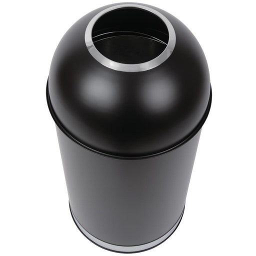 Commercial Open-Top Waste Bin 65 Litres Black |  JY981065L Makfry