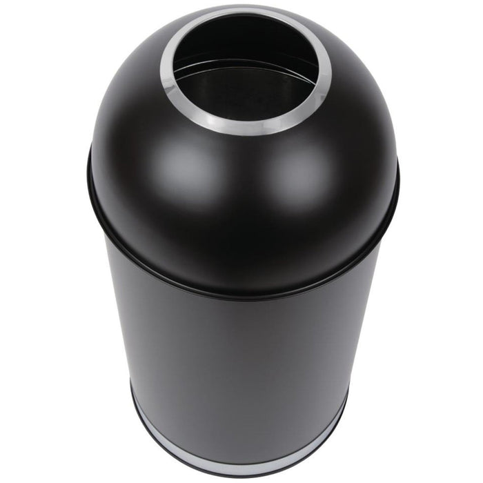 Commercial Open-Top Waste Bin 65 Litres Black |  JY981065L Makfry