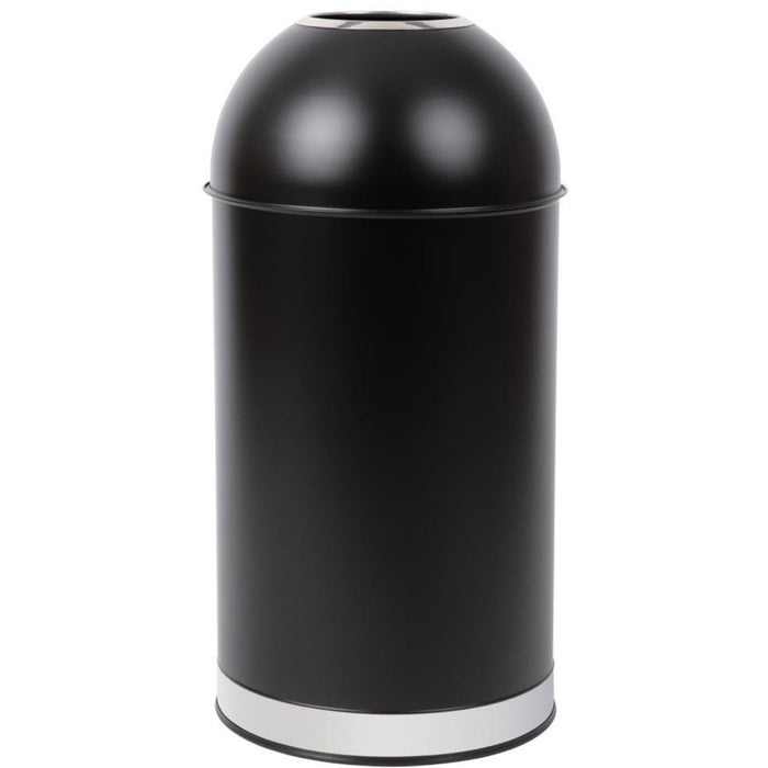 Commercial Open-Top Waste Bin 50 Litres Black |  JY981050LBLACK Makfry