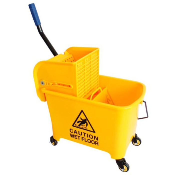 Professional Mop Bucket with Side Press Wringer 20 Litres |  JYMW2003 Makfry