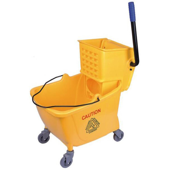Professional Mop Bucket with Side Press Wringer 32 Litres |  JYMWF3204 Makfry