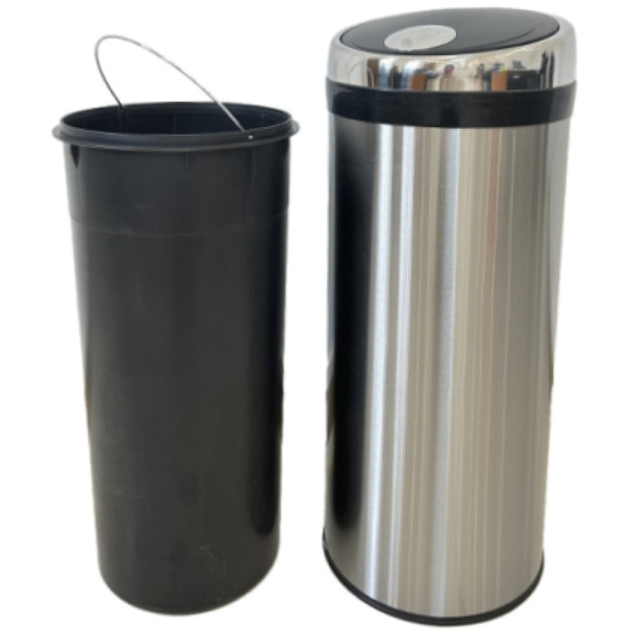 Commercial Press Opening Waste Bin 50 Litres Mirror |  JYPZIA