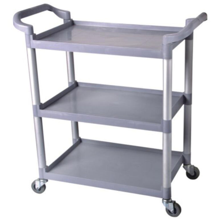 B GRADE Professional Utility Trolley Multi-purpose 3 tier Grey 860x420x930mm |  JYXUC405GREY B GRADE