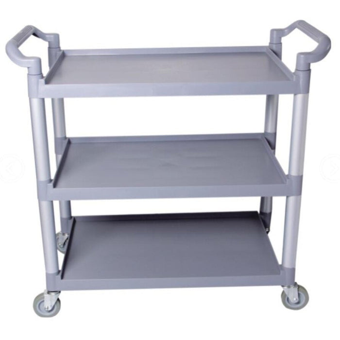 Professional Utility Trolley Multi-purpose 3 tier Grey1070x500x990mm |  JYXUC407GREY Makfry