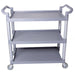 Professional Utility Trolley Multi-purpose 3 tier Grey1070x500x990mm |  JYXUC407GREY Makfry